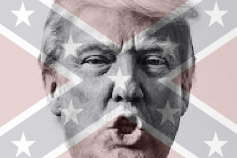 Trump and the confederate flag Trump and the confederate flag