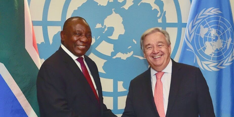 News Flash – Recession fears ignited President Cyril Ramaphosa and Secretary General of the UN António Guterres and