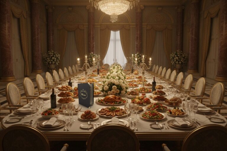 At the table or on the menu