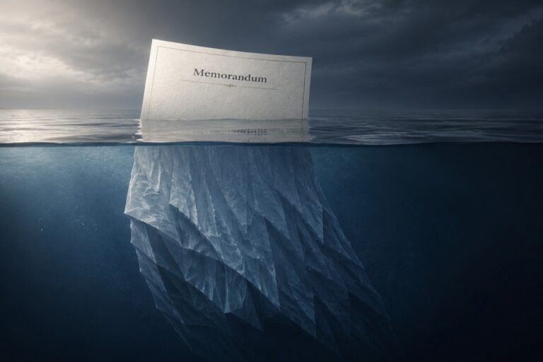 Memorandum of Uncertainty